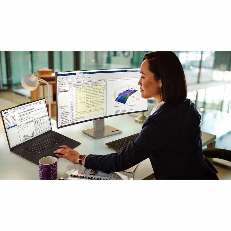 Alt View 4. Lenovo - Lenovo ThinkPad P1 Gen 8 21Q8001TUS 16" Mobile Workstation - WUXGA - 60 Hz - Intel Core Ultra 7 265H - Intel Evo - Black.