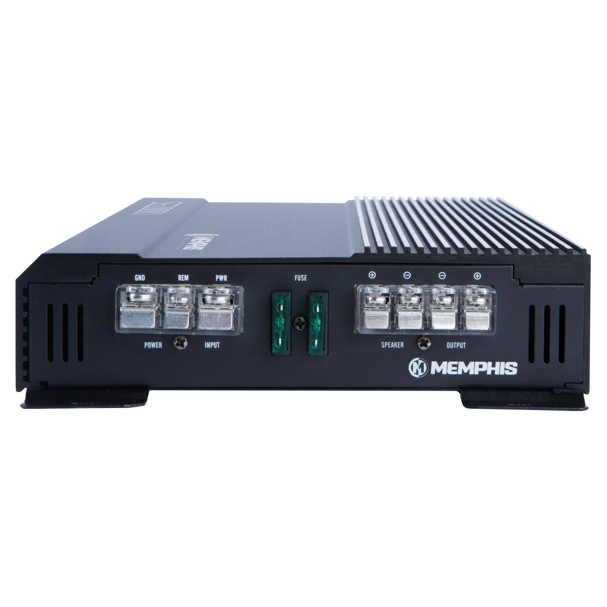 GND REM PWR FUSE POWER INPUT SPEAKER OUTPUT MEMPHIS
