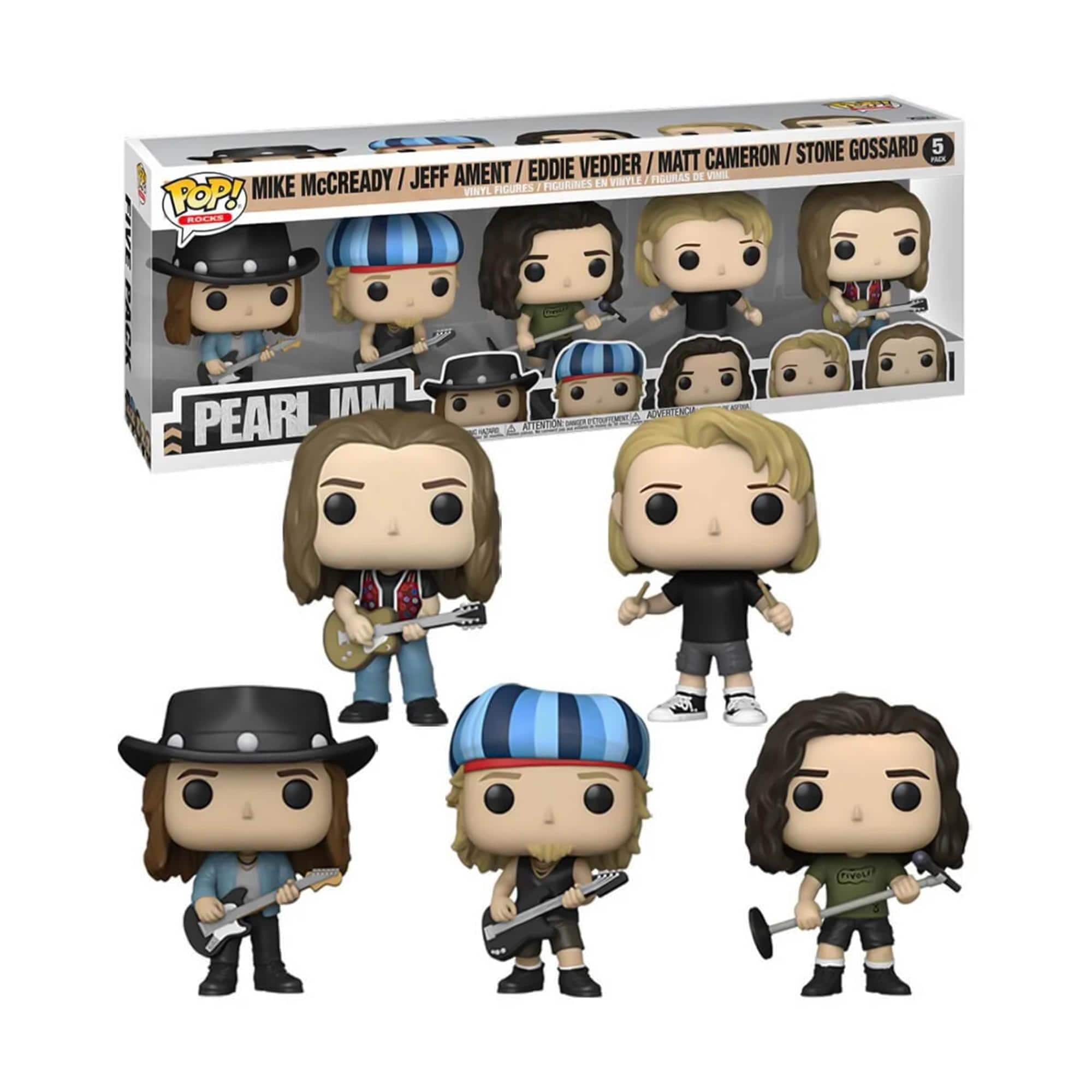 Pearl Jam Funko POP Rocks Vinyl Figure 5 Pack White 60042 - Best Buy