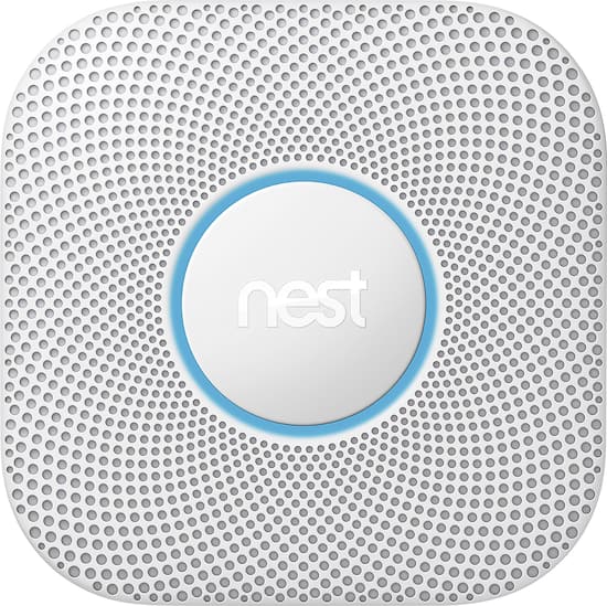Google Nest Protect 2nd Generation Smart Smoke Carbon Monoxide Wired Alarm White S3003lwes Best Buy