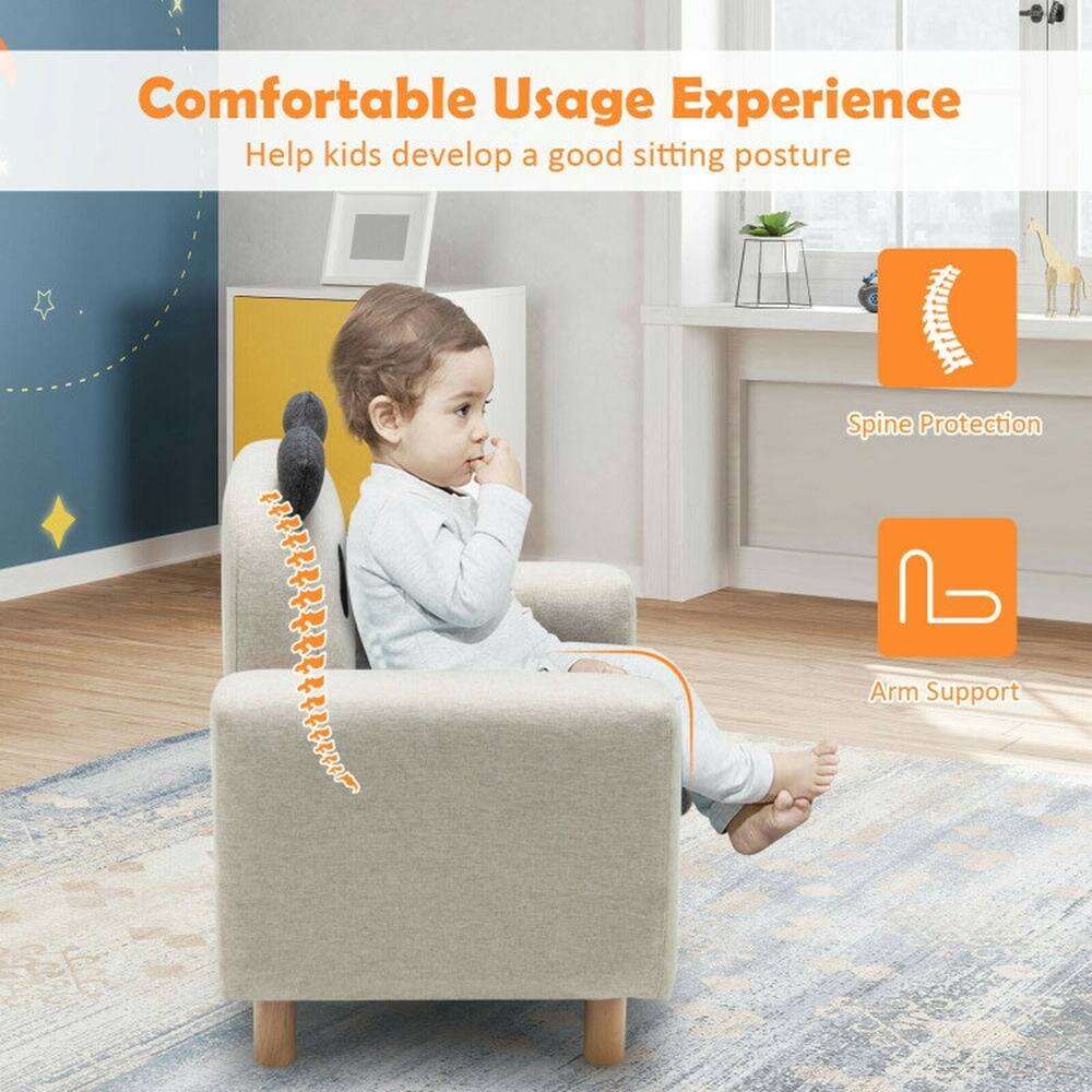 Comfortable Usage Experience  
Help kids develop a good sitting posture  
Spine Protection  
Arm Support