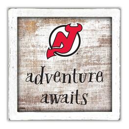 Fan Creations - New Jersey Devils 14'' x 13'' Adventure Awaits Money Box - Multicolor