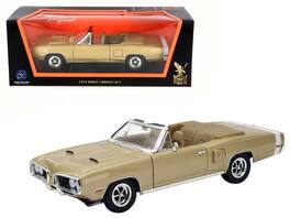 1970 Dodge Coronet R/T 1/18 Diecast Model Car by Road Signature - Gold