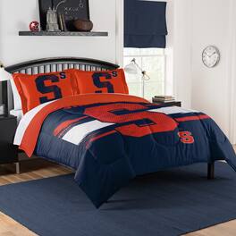 Sweet Home Collection - NCAA Syracuse Orange Comforter & Sham Set- Full/Queen - Multicolored
