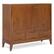 Front. Simpli Home - Harper Medium Storage Cabinet - Teak Brown.