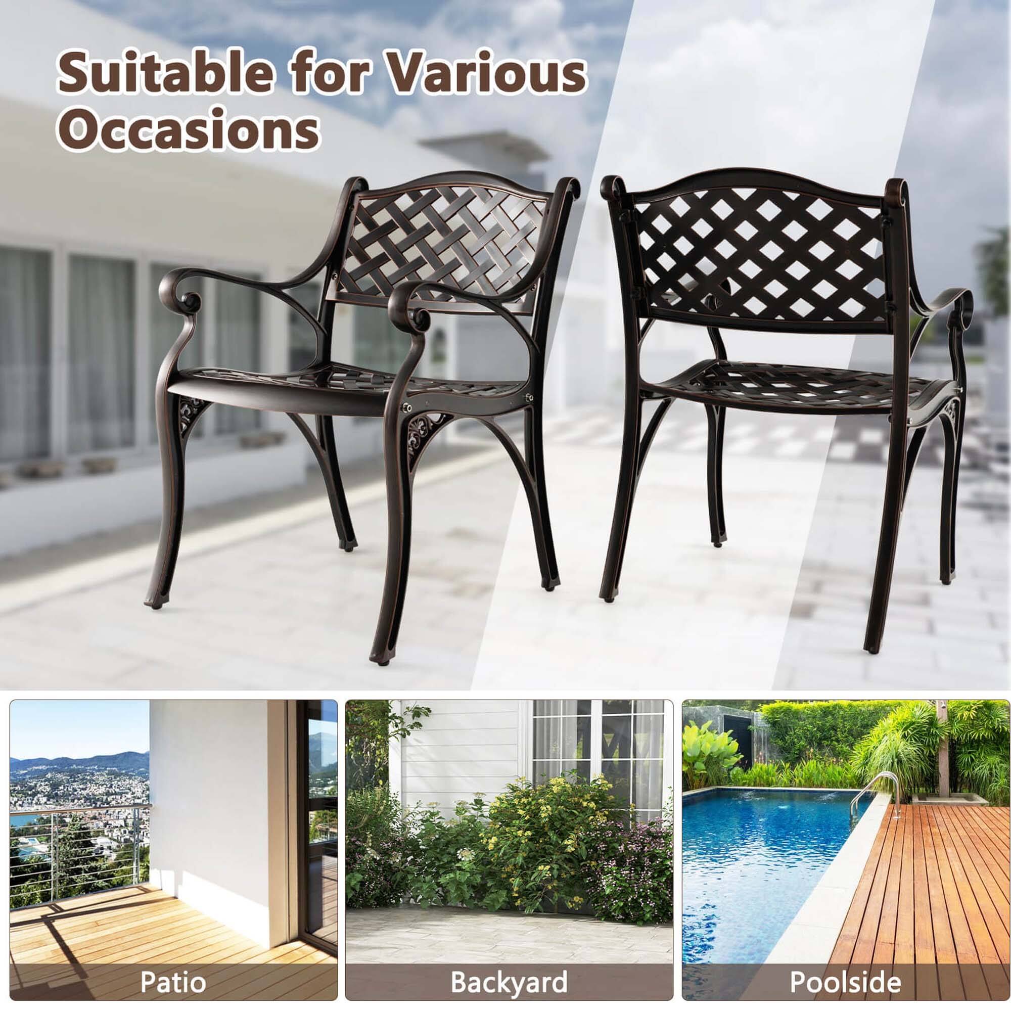 Suitable for Various Occasions

Patio  
Backyard  
Poolside