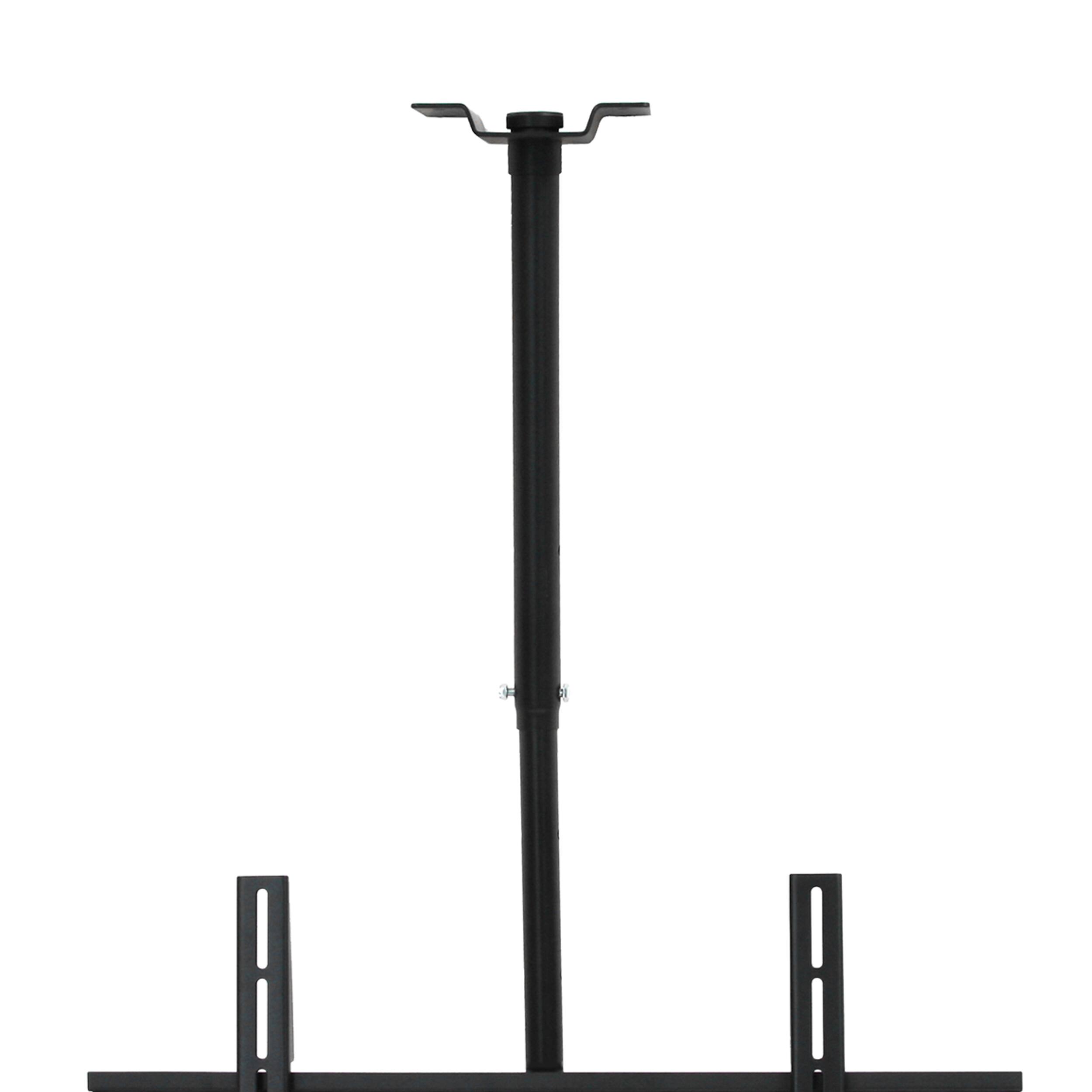Alt View 1. MegaMounts - MegaMounts 37-70 Inch Tilting And Rotating Adjustable Height Ceiling Television Mount for LED, LCD, and Plasma Screens - Black.