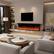 Alt View 4. FUFU & GAGA - 60" 3-Sided Holographic Electric Fireplace with WiFi App & Remote Control 12 Flame Colors, Timer Quiet Heater - Black.