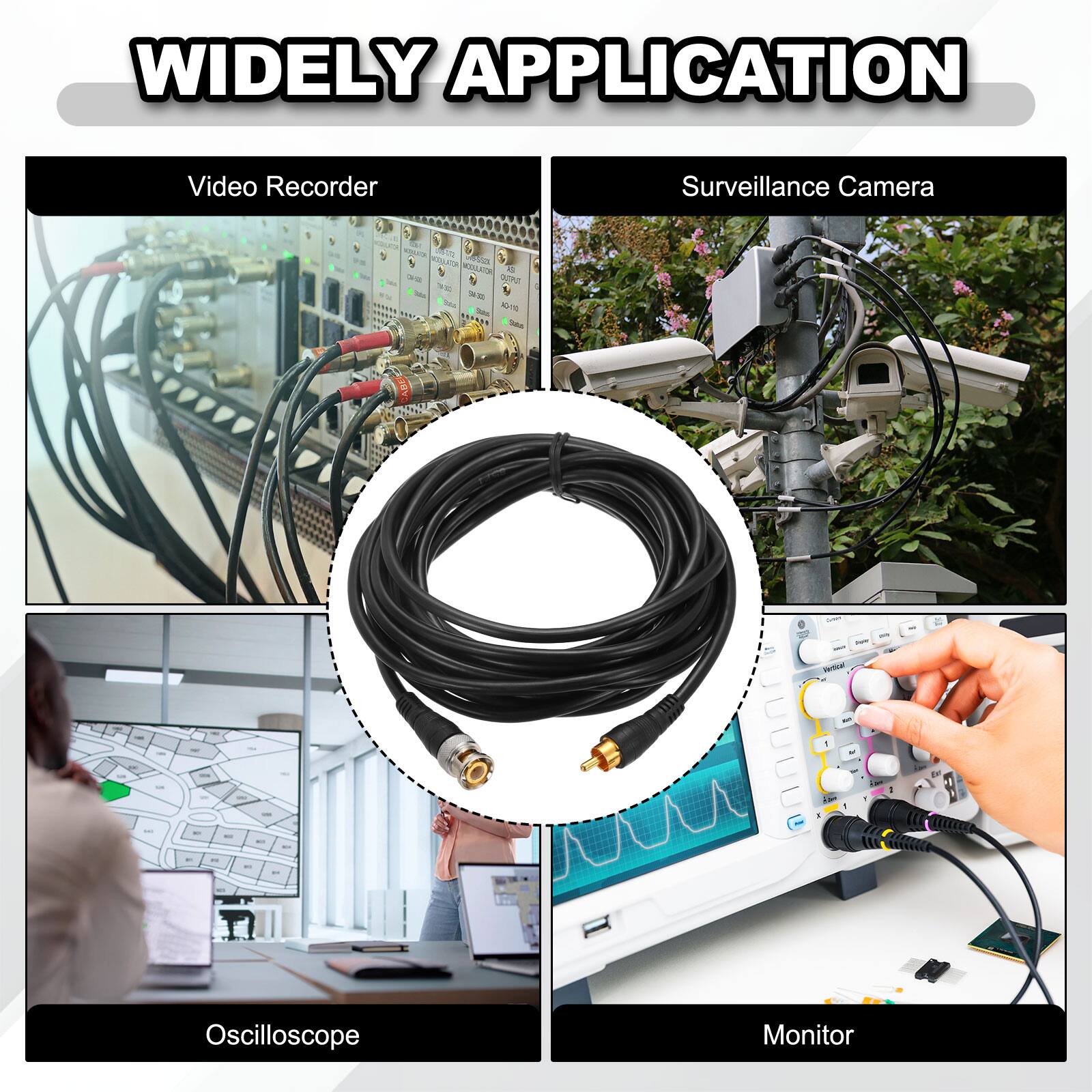WIDELY APPLICATION

Video Recorder Surveillance Camera

Oscilloscope Monitor