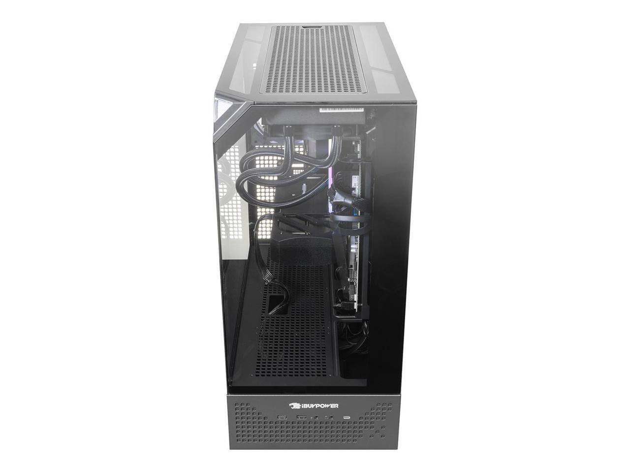 Alt View 10. iBUYPOWER - iBUYPOWER Element Pro Gaming PC - Intel Ultra 9, RTX 5080, 32GB DDR5, 2TB SSD, Win 11 - Black.