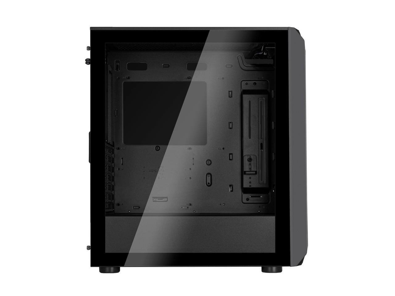 Alt View 5. SilverStone - SilverStone FARA 511Z High Airflow ATX Gaming Chassis with Excellent Cooling Potential Case SST-FA511Z-BG Black - Black.