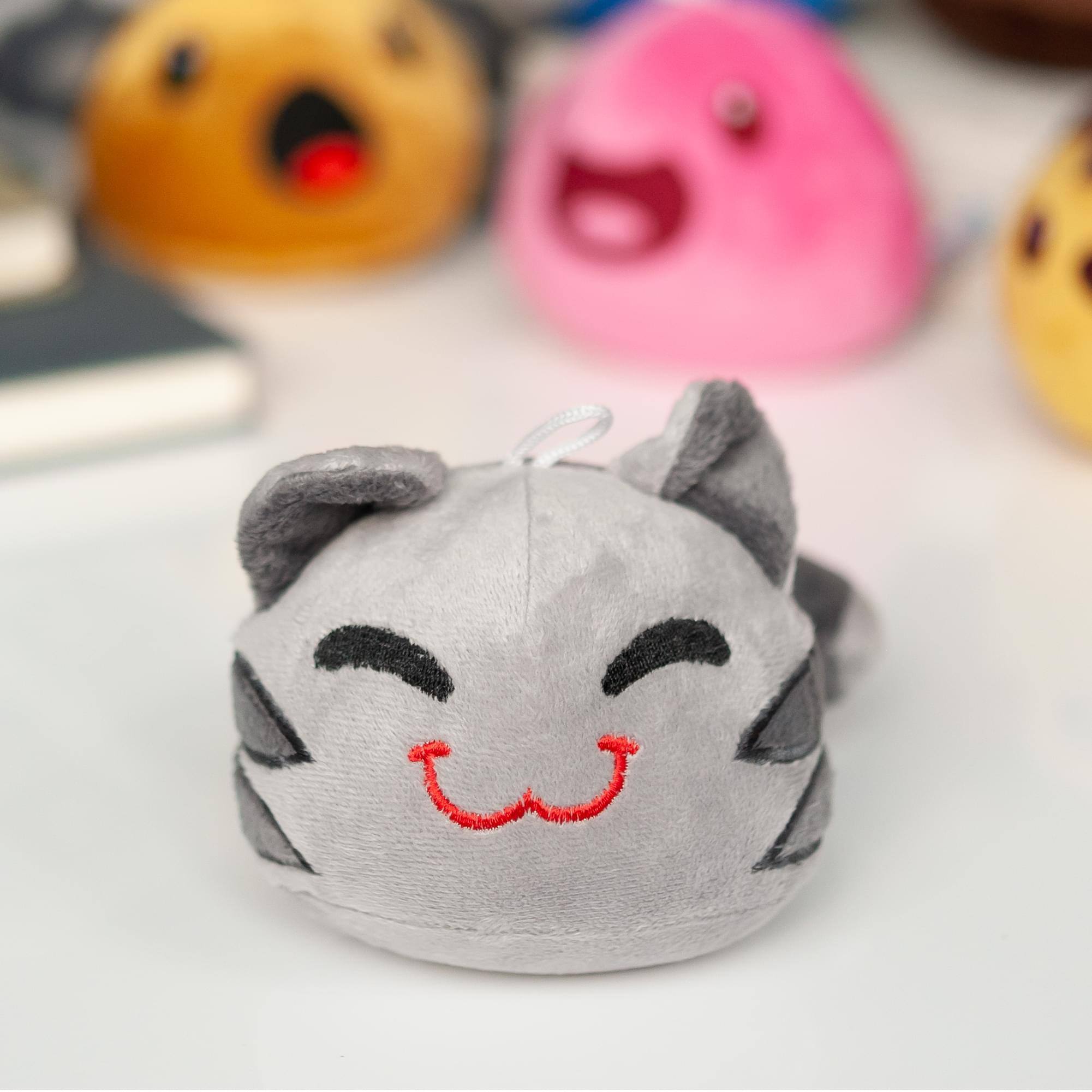 Alt View 3. Imaginary People - Slime Rancher Plush Toy Bean Bag Plushie | Tabby Slime, by Imaginary People - Gray.