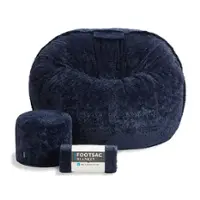 Lovesac - Sodalite Phur Supersac Bundle - Blue - Front_Zoom