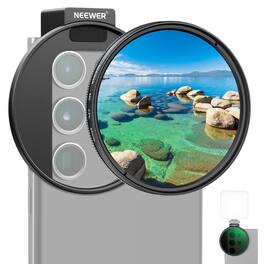 Neewer - FL-79 67mm CPL Phone Filter Kit w/ Cold Shoe Clamp