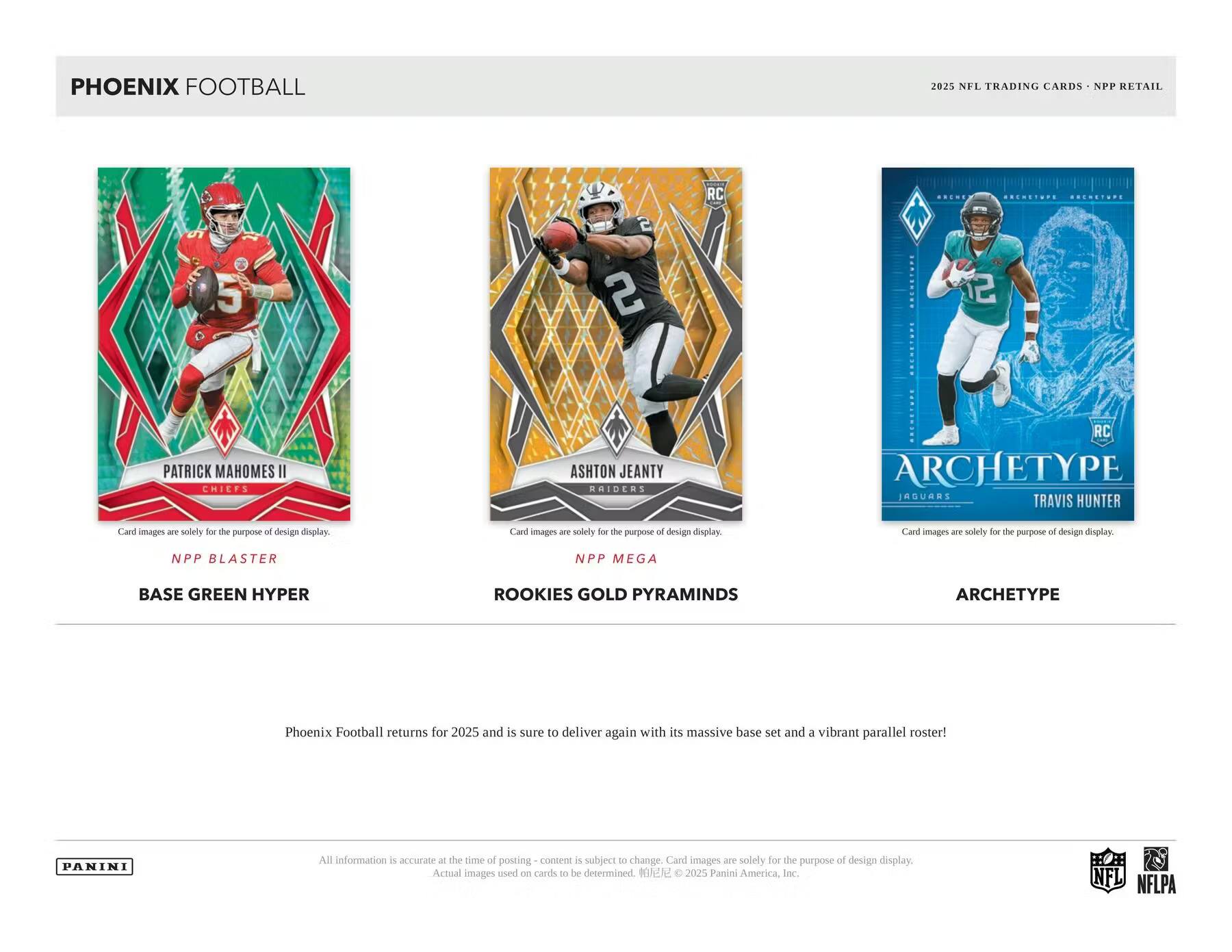 2025 Panini Phoenix Football Mega Box (Pyramids Parallels) - Best Buy