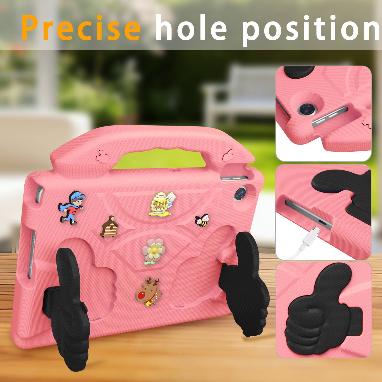 Precise hole position