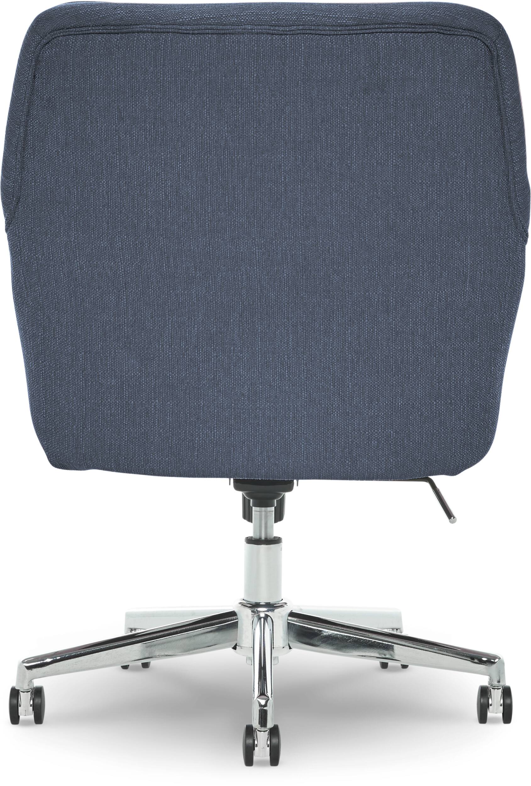 Alt View 15. Serta - Ashland Memory Foam & Twill Fabric Home Office Chair - Blue.