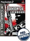 Front Detail. Tom Clancy's Rainbow Six Lockdown — PRE-OWNED - PlayStation 2.