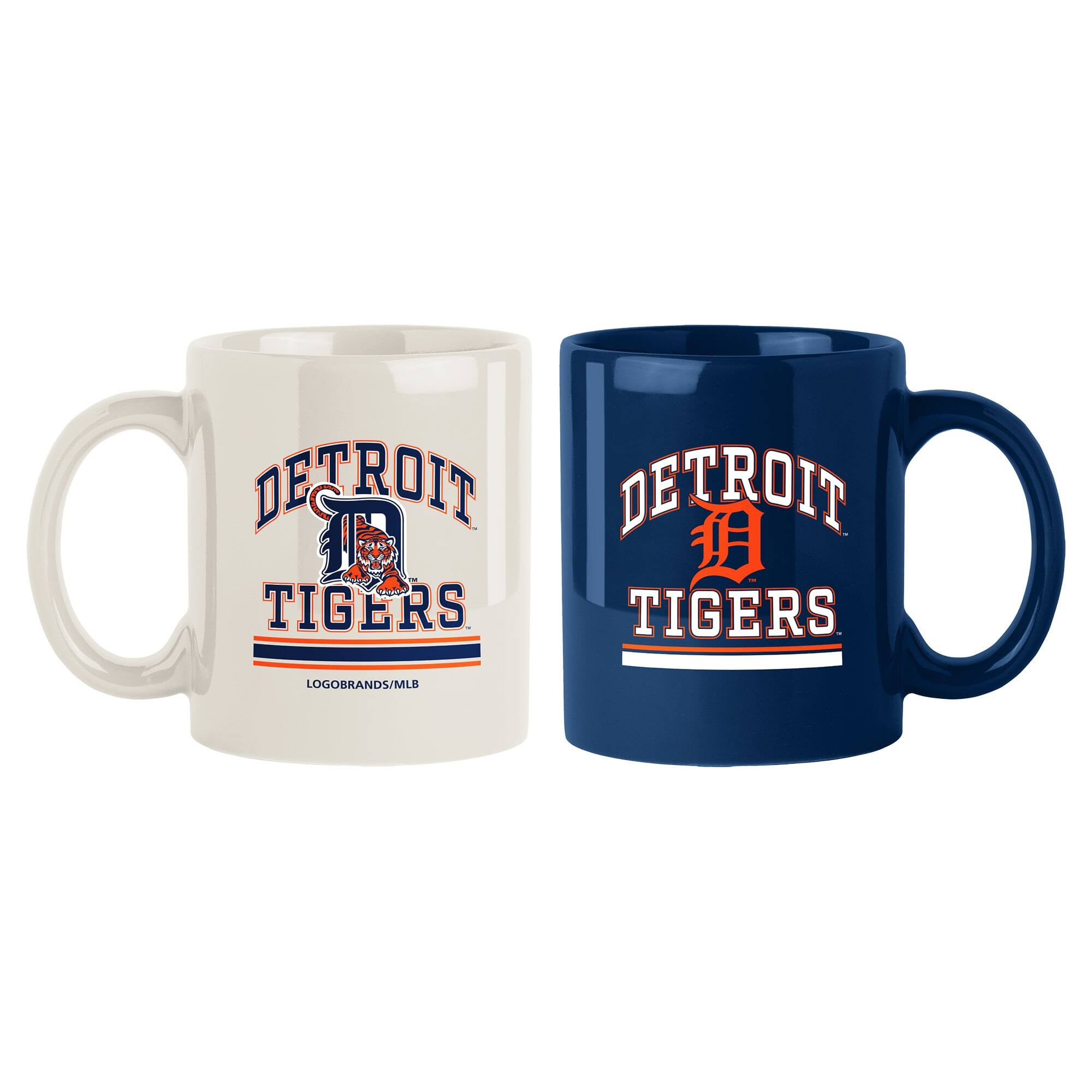 Logo Brands - Detroit Tigers 15oz. Current & Throwback Mug Set - Multicolor price history on PriceWatchPro