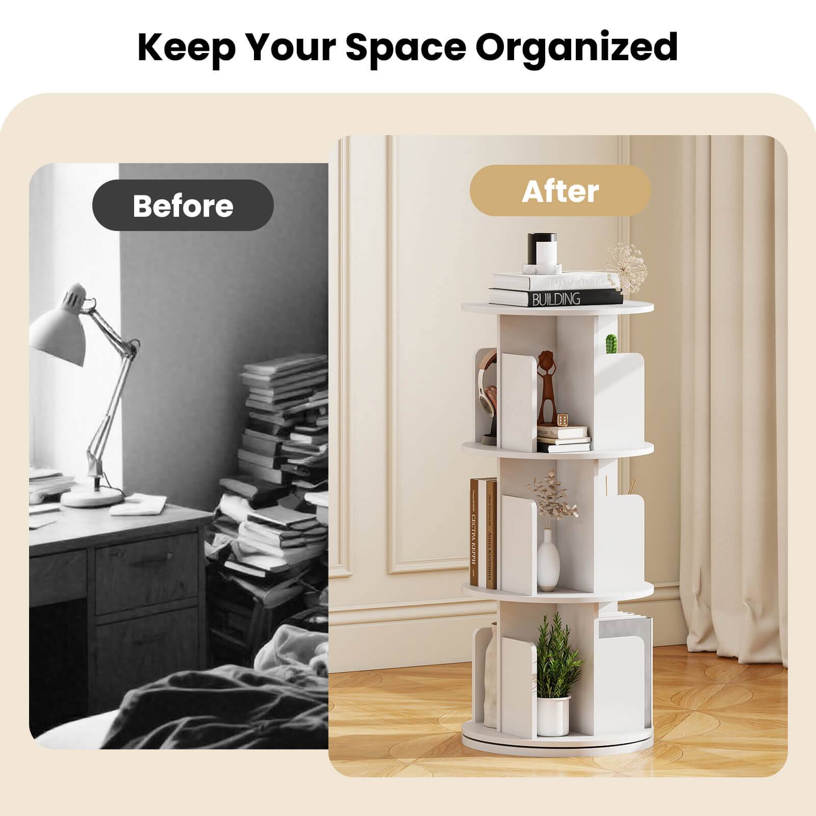 Keep Your Space Organized

Before

After