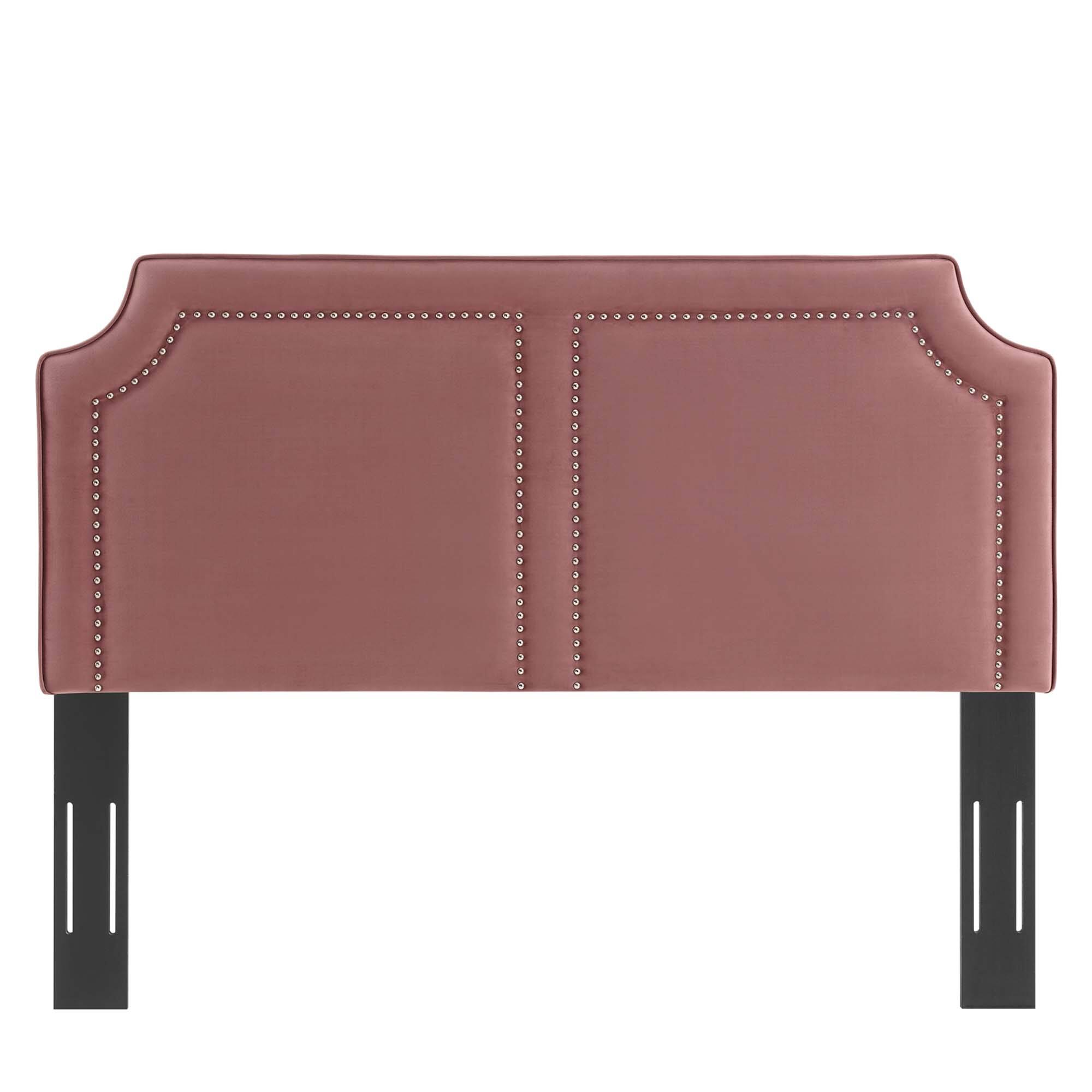 Alt View 1. Modway - Cynthia Performance Velvet King/California King Headboard by Modway - Dusty Rose.
