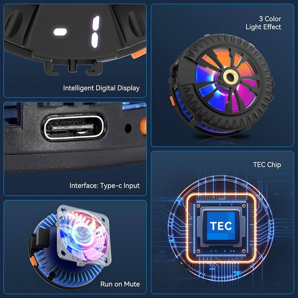 - Intelligent Digital Display
- 3 Color Light Effect
- Interface: Type-c Input
- Run on Mute
- TEC Chip