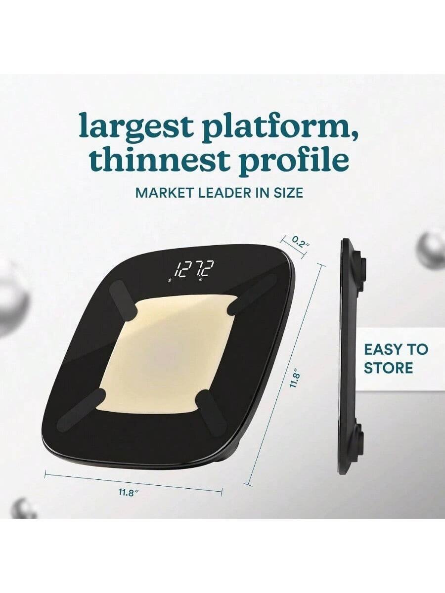 largest platform, thinnest profile  
MARKET LEADER IN SIZE  
EASY TO STORE  
11.8"  
0.2"