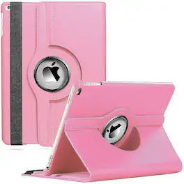 Entronix - 360� Rotating Case for iPad 10.2" (9th/8th/7th Generation) - Ultimate Protection and Versatility - Light Pink