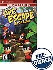 Front Detail. Ape Escape: On the Loose Greatest Hits — PRE-OWNED - PSP.