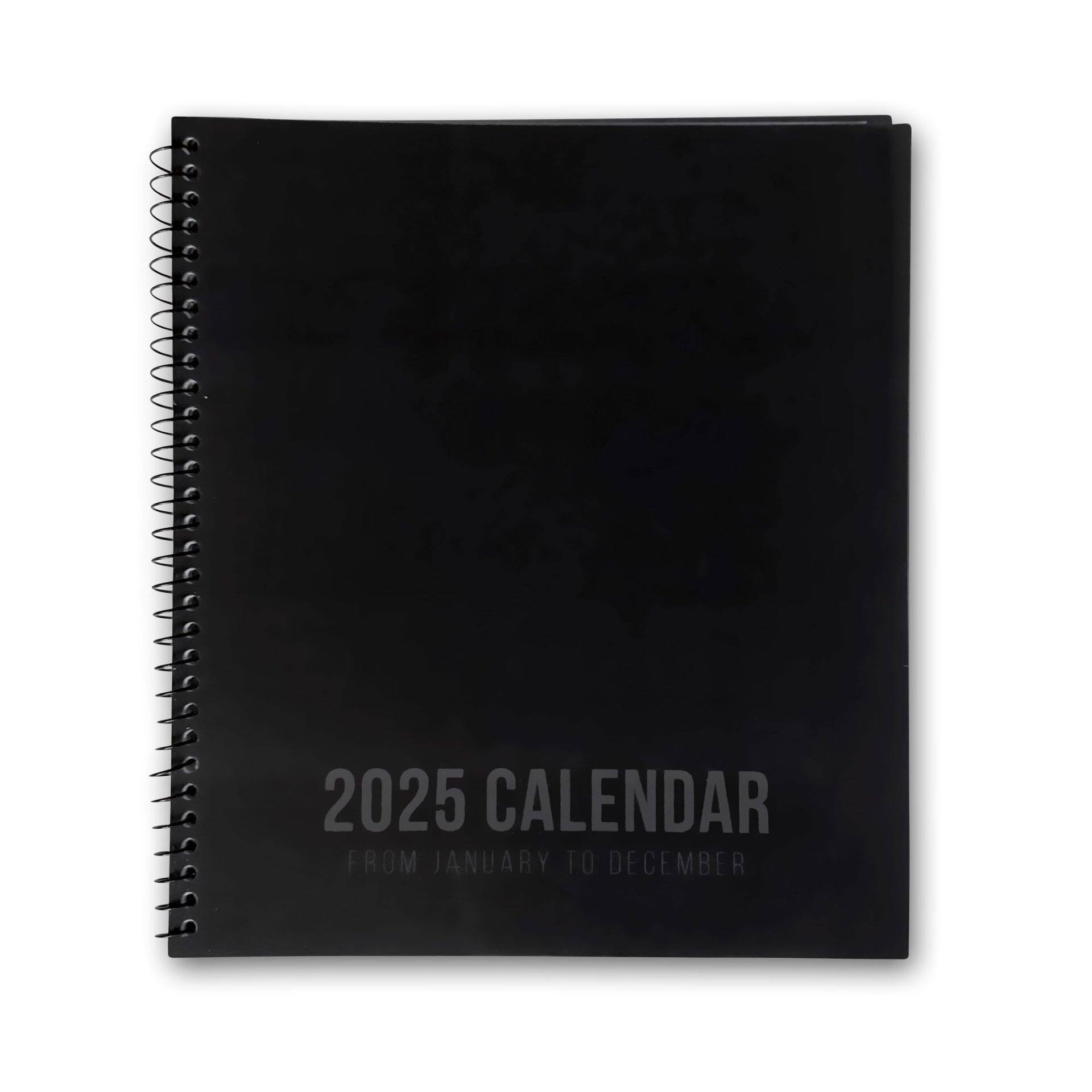 2025 calendar from January to December
