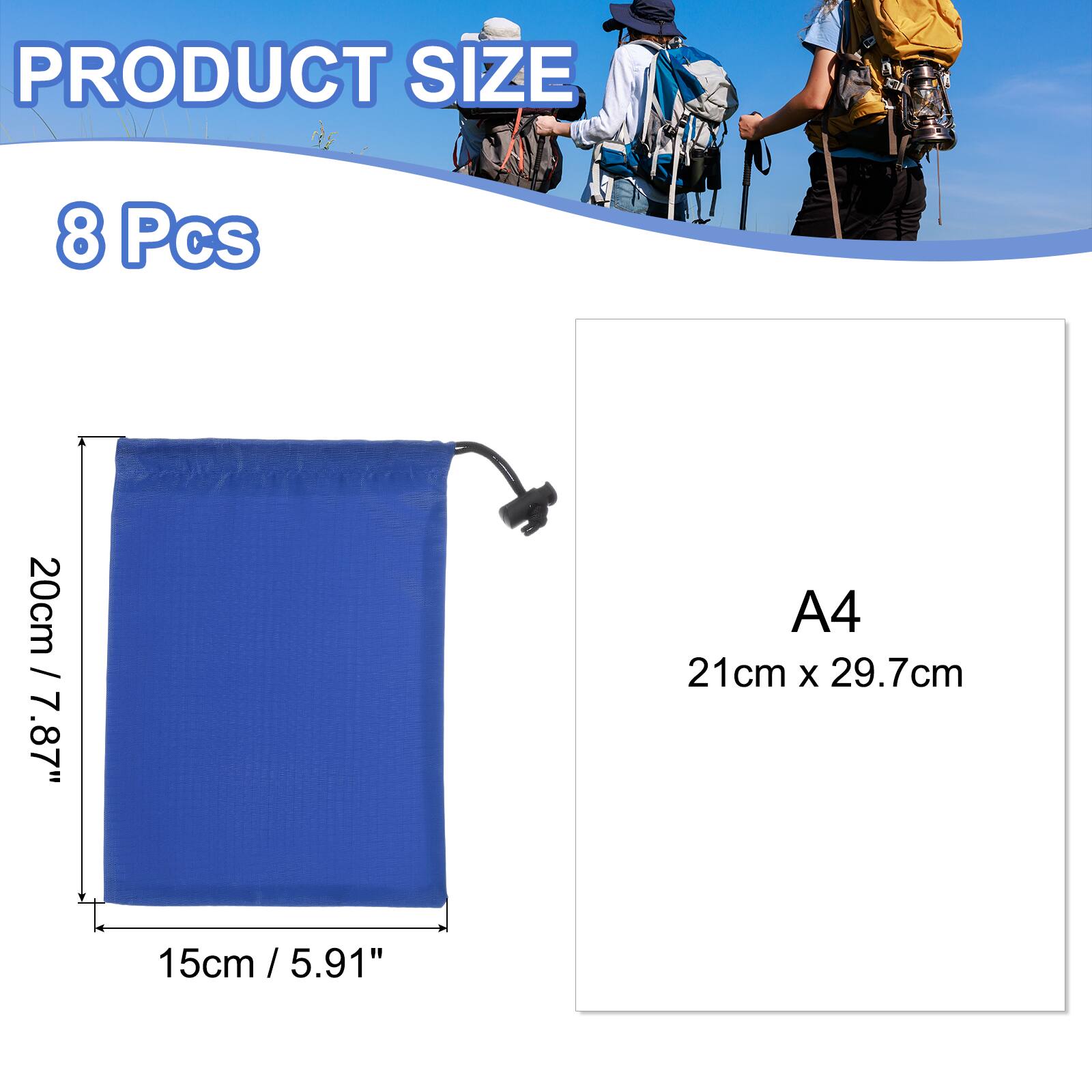 PRODUCT SIZE

8 Pcs

20cm / 7.87"

15cm / 5.91"

A4

21cm x 29.7cm