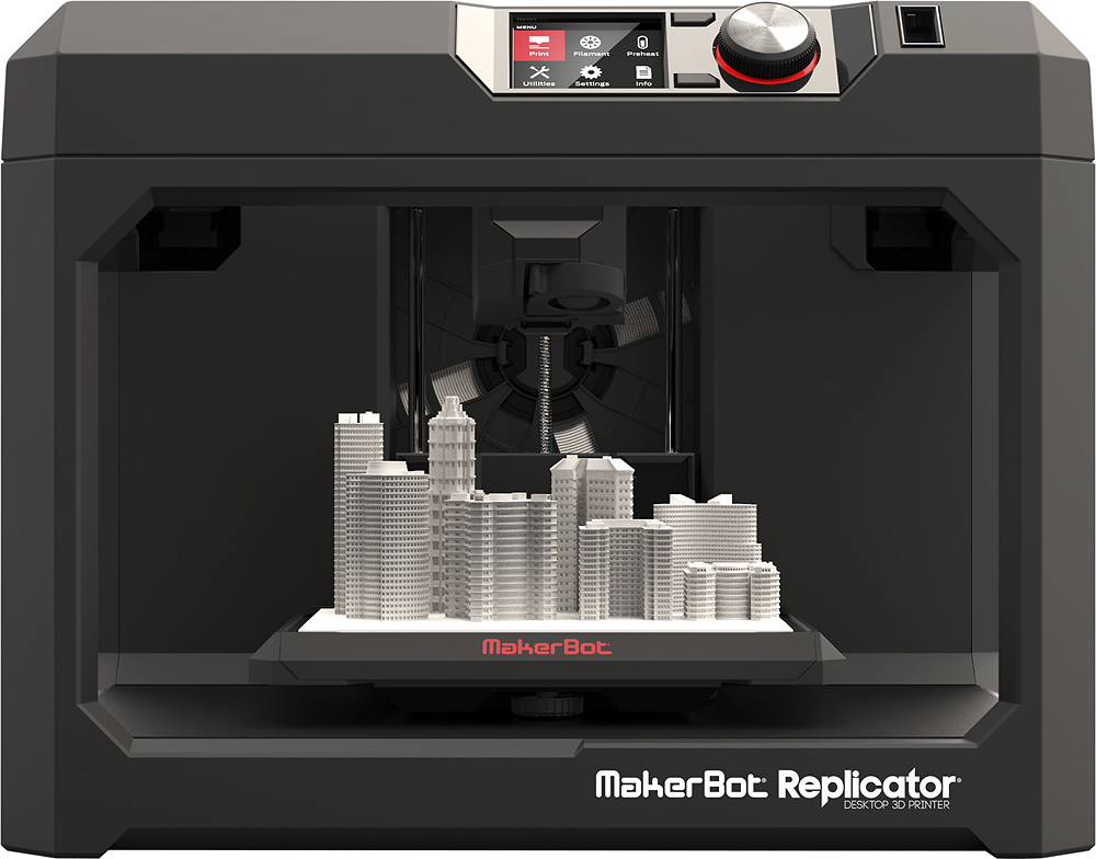Best Buy Makerbot Replicator Desktop 3d Printer Multi Mp055