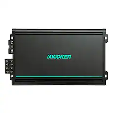 Front. KICKER - Kicker KMA600.4 150 Watts x 4 4-Channel Marine Full-Range Amplifier - Black.