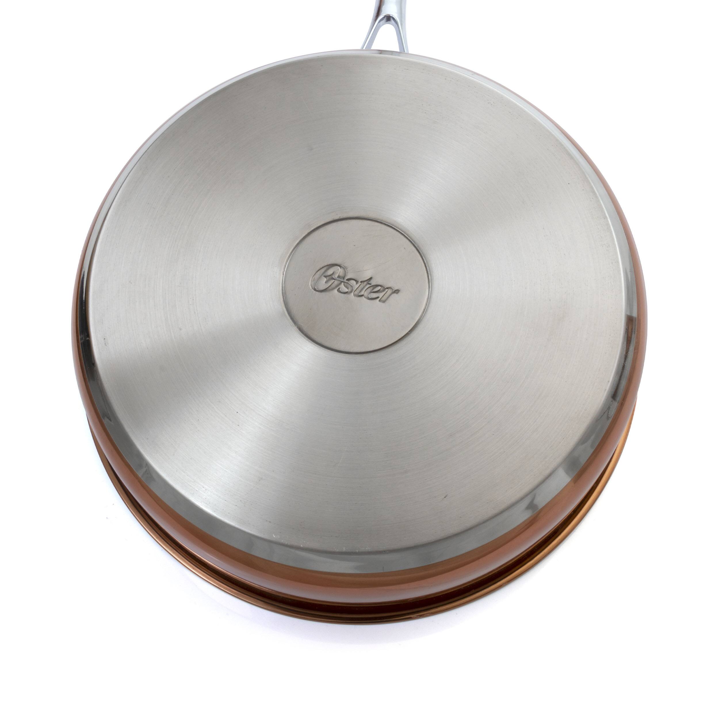 Alt View 1. Oster - Oster Carabello 9 Piece Stainless Steel Cookware Combo Set in Copper - Copper.