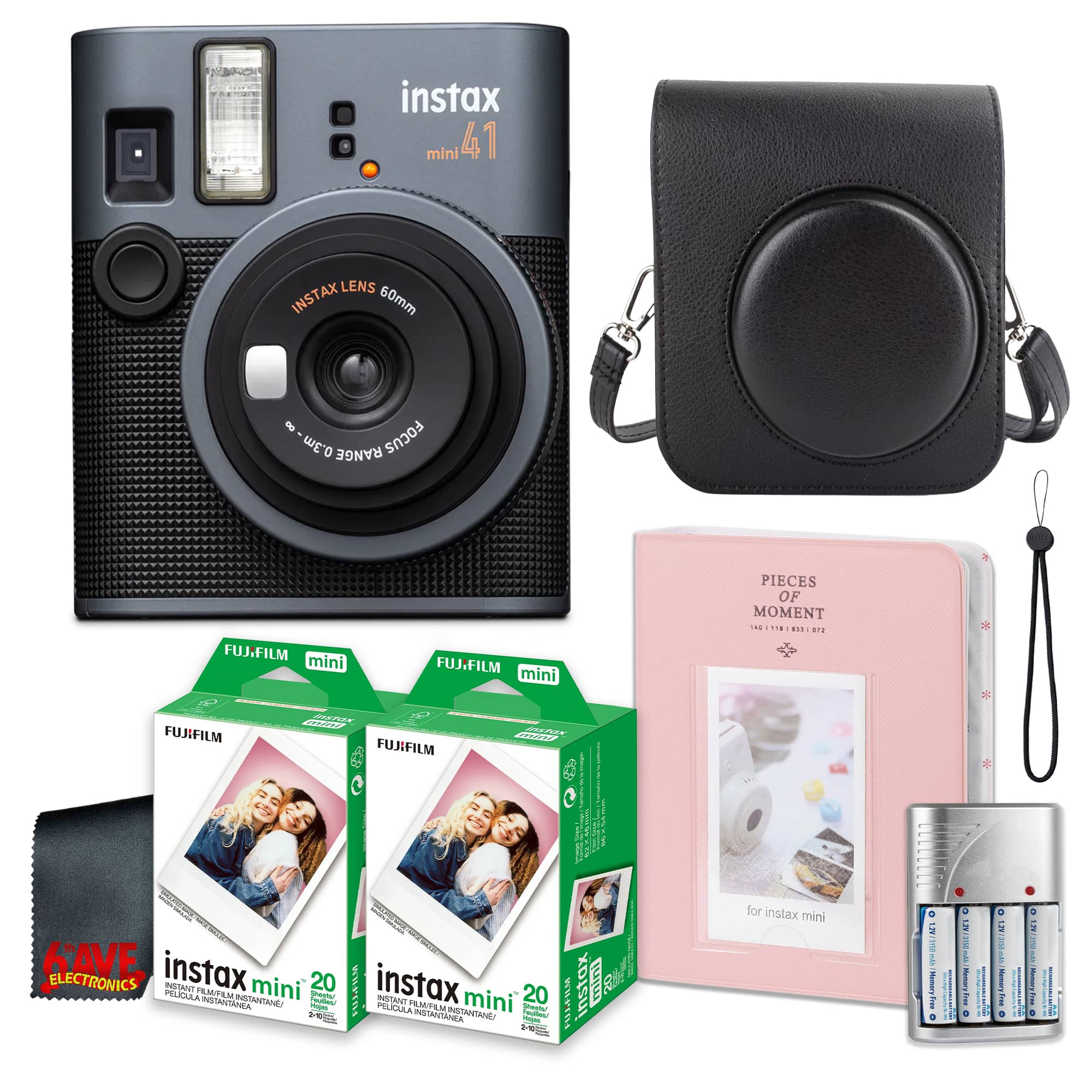 Fujifilm - INSTAX MINI 41 Instant Film Camera, Pack of 2 INSTAX MINI INSTANT FILM