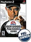 Front Detail. Tiger Woods PGA Tour 2005 — PRE-OWNED - PlayStation 2.