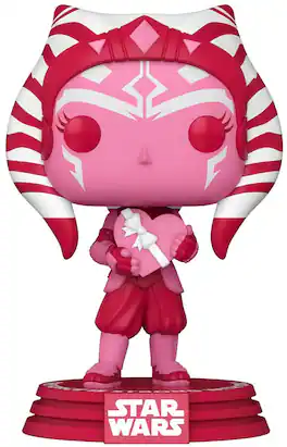 Star Wars Funko POP Vinyl Figure | Valentines Ahsoka - Pink