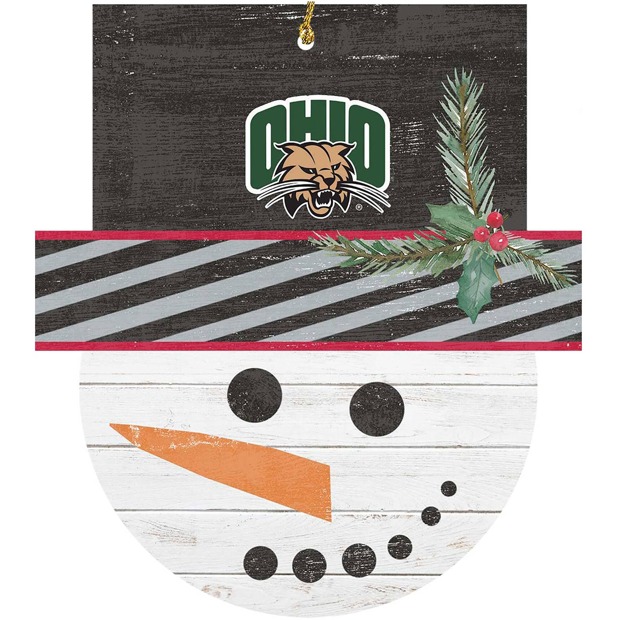 Alt View 3. Jardine - Ohio Bobcats Ornament Bundle - White.