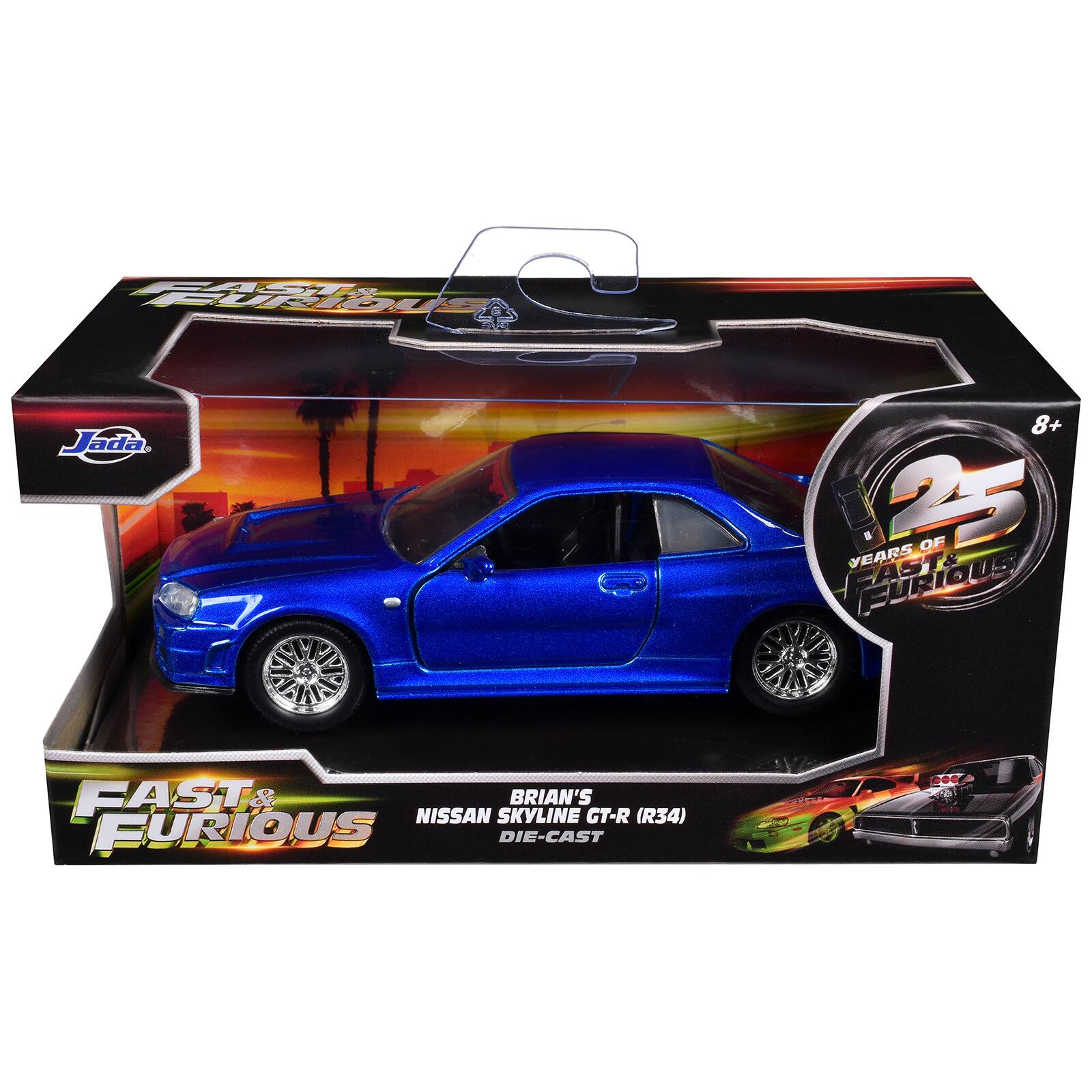 Brian's Nissan Skyline GT R (R34) RHD Blue Metallic 