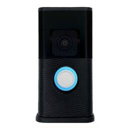 Michael Healy - Waves Video Doorbell Cover (Ring 3, 3 Plus, 4, Battery Plus and Battery Pro) - Matte Black