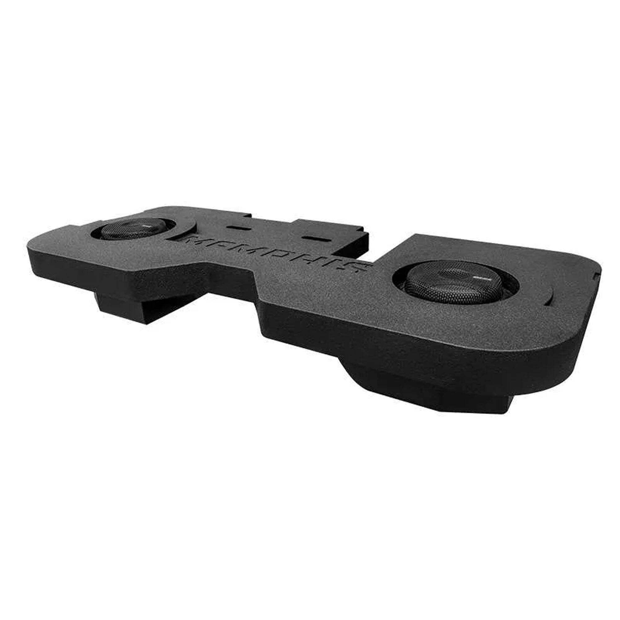 Alt View 1. Memphis Car Audio - Memphis Audio MJMERAM8D1V2 Dual 8" Ram enclosure 1 Ohm - Black/Gray.