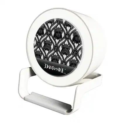 Front. Keyscaper - Star Wars: A New Hope Pattern Night Light Charger and Bluetooth Speaker - Dark Side.