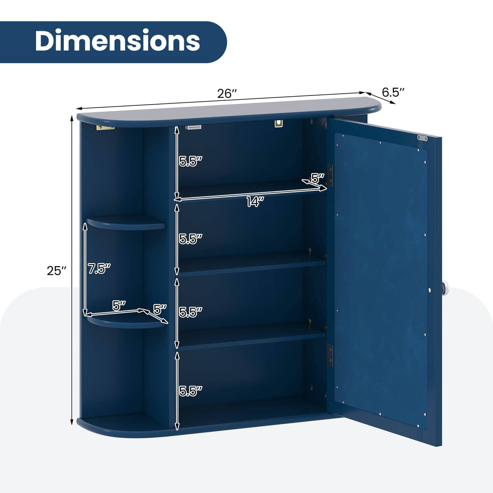 Dimensions: 26" x 6.5" x 5.5" x 5" x 14" x 5.5" x 25" x 7.5" x 5" x 5" x 5.5" x 5.5"