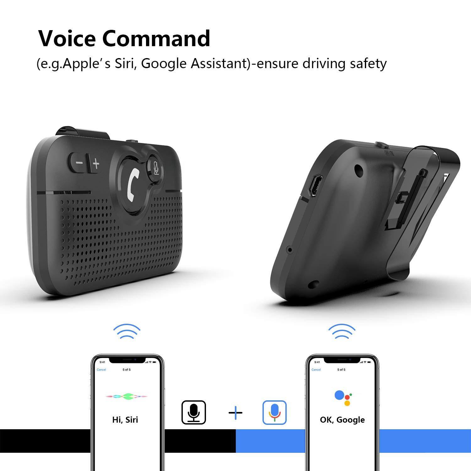 Voice Command  
(e.g. Apple's Siri, Google Assistant)-ensure driving safety  

Hi, Siri  
OK, Google