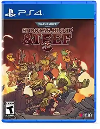 B PS4 WARHAMMER SHOOTAS. BLOOD & TFEF TEEN T nea - RP (Rating Pending)