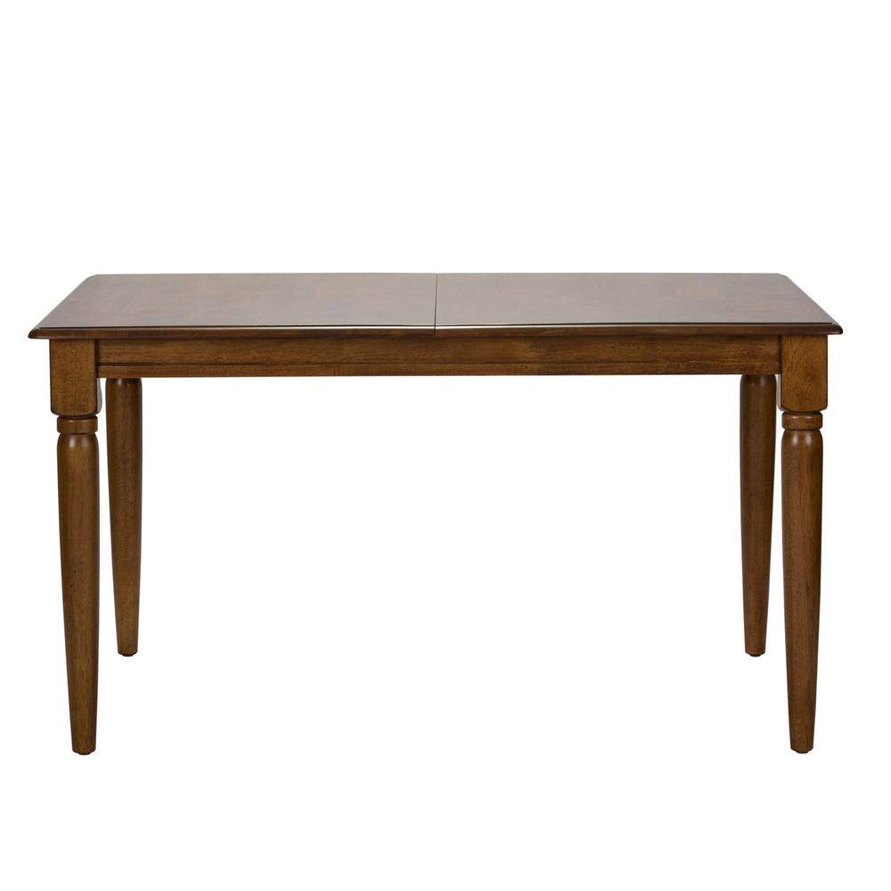 Alt View 1. Liberty Furniture Industries - Creations Butterfly Leaf Table - Tobacco in Various - Brown.