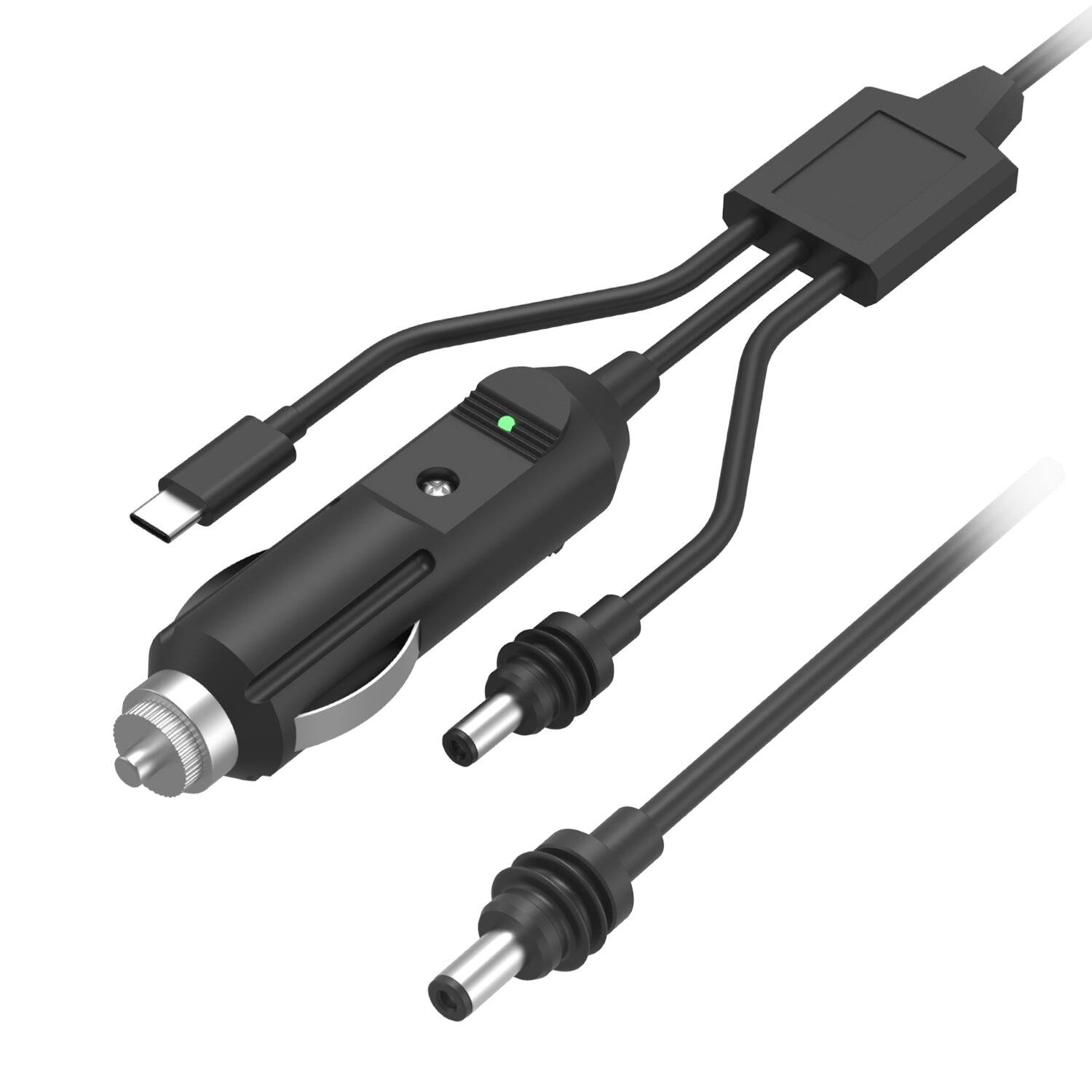 Front. Digipower - 5M (16.4ft) 3 in 1 Power Cable for Starlink Mini, USB-C/DC/12V.