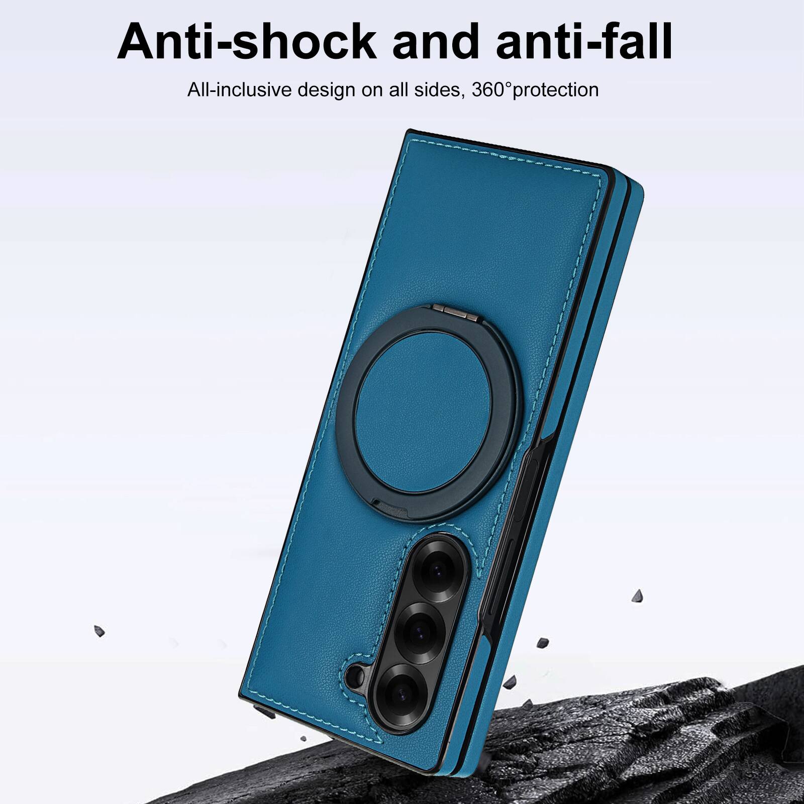 Anti-shock and anti-fall  
All-inclusive design on all sides, 360° protection