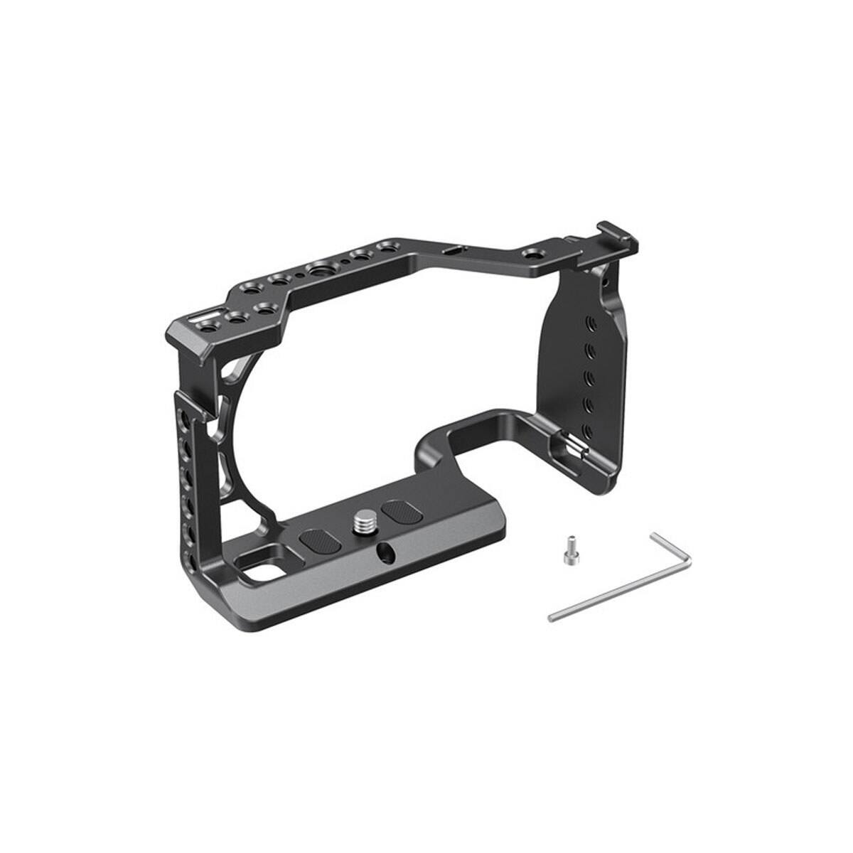 Alt View 2. Smallrig - SmallRig Full Camera Cage  Arri Locating Handle Kit for Sony A6600.