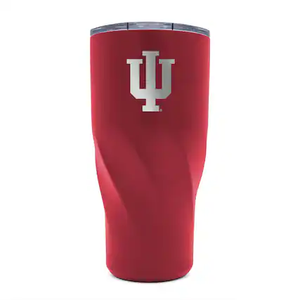 Front. WinCraft - Indiana Hoosiers 30oz. Morgan Stainless Steel Tumbler - Multicolor.